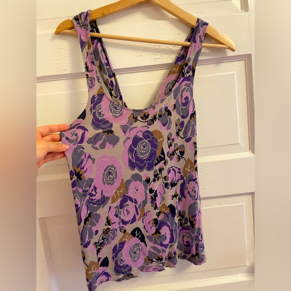 Free people floral top size XS